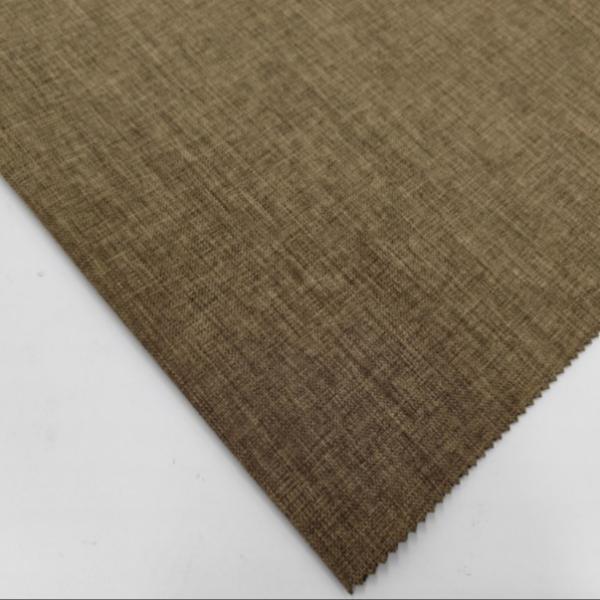 Brown 600D Cation Fabric Color Card Options With PVC Coated Finish