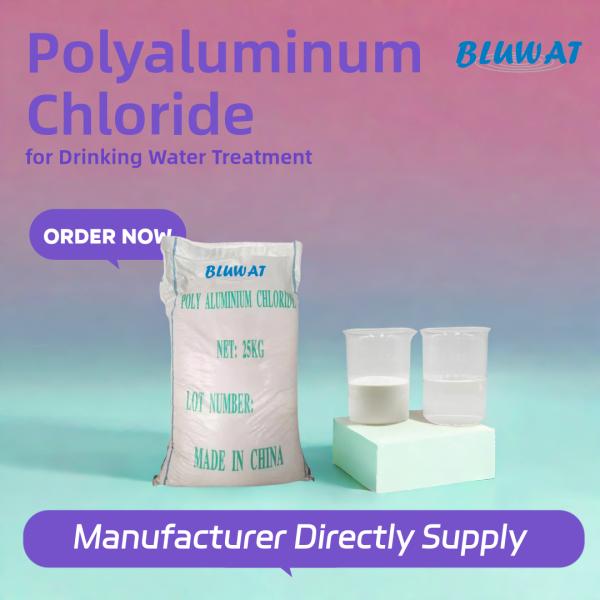 Polyaluminium Chloride Water Treatment For Drinking Water PAC Polymer coagulants