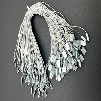 Customized Aluminum Plastic Hang Tag Fasteners For Fabric Garment