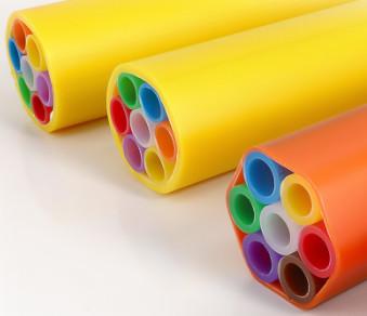 Highly Resistant To Crushing Fiber Optic Cable Conduit , Hdpe Cable Duct