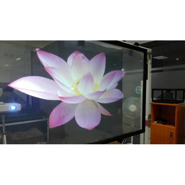 Фильм экрана собственной личности слипчивый прозрачный голографический для окна магазина