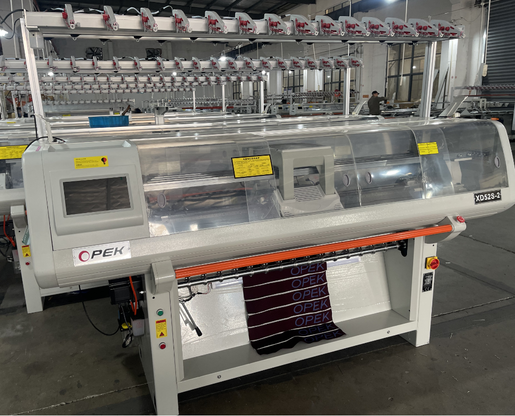 Fashion Flat Double System 52 Inch Computerized  Flat Knitting Machine