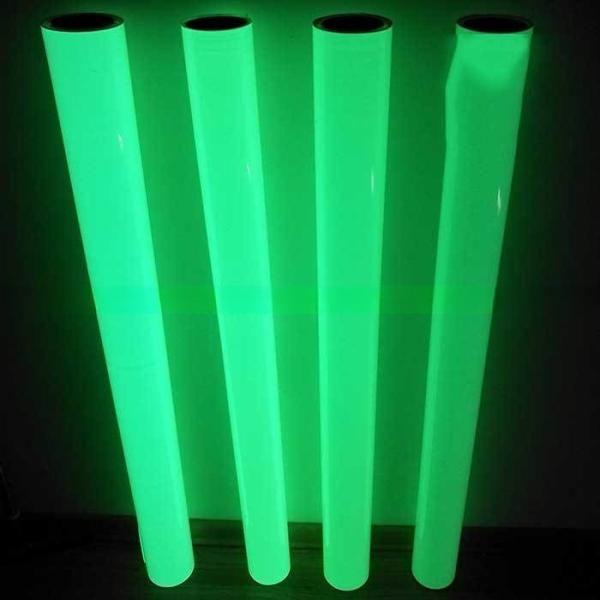 Indoor Door Instruction Customized Glow Tape Photoluminescent Film Luminous