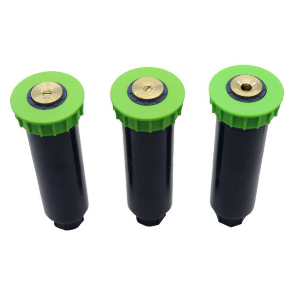 Black Height 150mm 1/2 Pop Up Sprinklers Lanscape Irrigation Brass nozzle