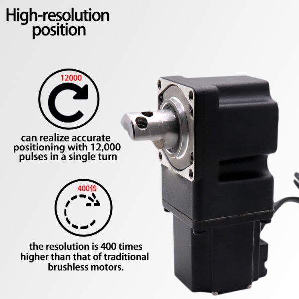 24v 40w 3A Turnstile Brushless Servo Motor Low-voltage Brushless Motor For Access Gate