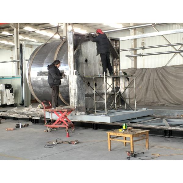 Free Span Aluminum Vacuum Metallizer for PET/CPP/BOPP/PE/PVC Films and 20000KG Weight