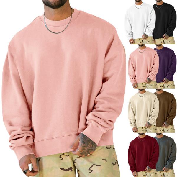 Oversized Drop Shoulder Heavy Weight Print Men's Hoodies Sweatshirts Pullover Style