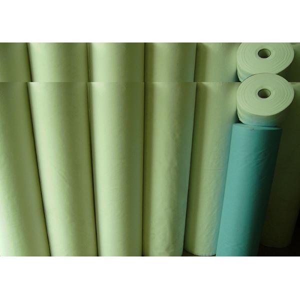 White PET Non Woven Rolls Spunlace Nonwoven Wipes Parallel Lapping