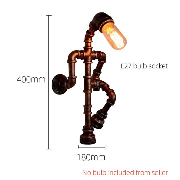 Creative personality robot wall lamp industry wind pipe loft wall light (WH-VR-30)