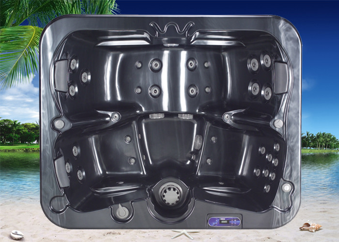 Single Reversible Lounger Hot Spa Tub,Whirlpool Massage Bathtub with 850 Liters ECO-Friend