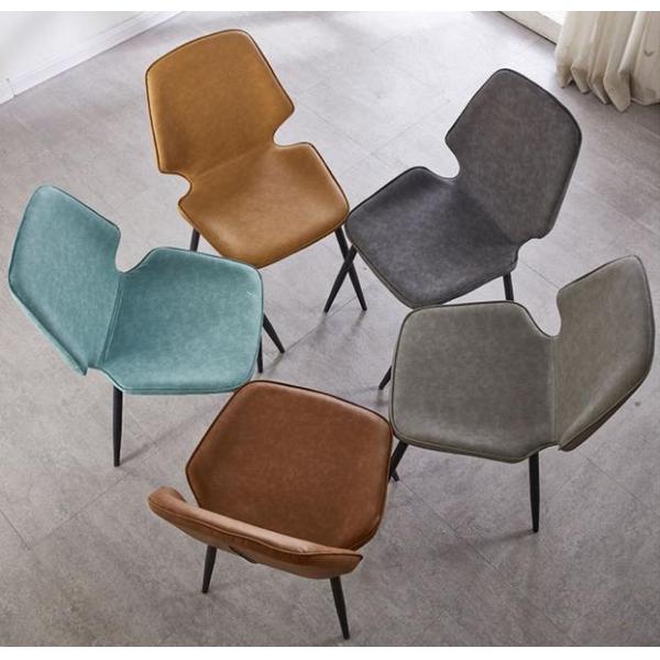 Nordic dining chair Modern simple household light luxury restaurant chair creative negotiation leisure computer chair