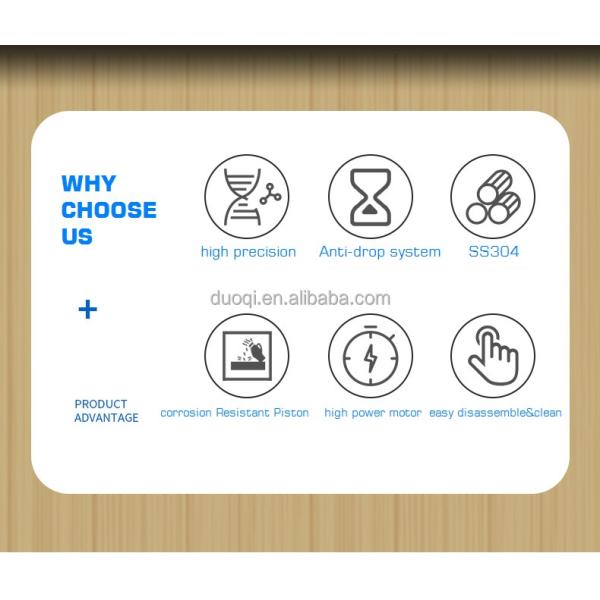 точность Автоматическое заполнительное устройство для смешивания мёда с кремом и желей 100 мл от DUOQI