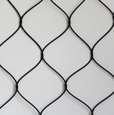 Knotted Stainless Steel Woven Wire Mesh Screen For Animals Protection