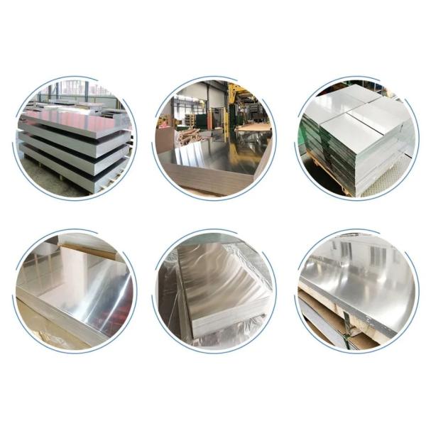 Продукты алюминиевого сплава JIS горячекатаные 2000mm 5052 5083 отполированный алюминиевый лист