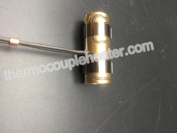 Pressione nos calefatores de bobina de bronze do bocal com aplauso do metal para o sistema quente do corredor