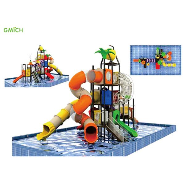 CE ROHS Kids Water Park Equipment Residential Swimming Pool Water Slide