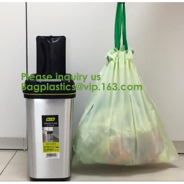 Custom Cornstarch 100% Compostable Biodegradable Trash bag,PLA compostable plastic fresh vegetables packaging bag PBAT