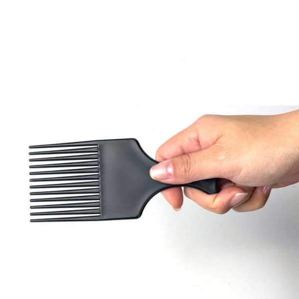 ABS Plastic Hair Pick Comb ODM Plastic Afro Pick For Curly Hair