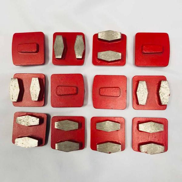 o assoalho concreto da ligação do metal do fechamento de Redi dos segmentos de 13mm utiliza ferramentas blocos de moedura abrasivos