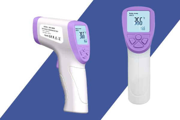 Lightweight Non Contact Digital Thermometer , Handheld Temperature Gun For Fever