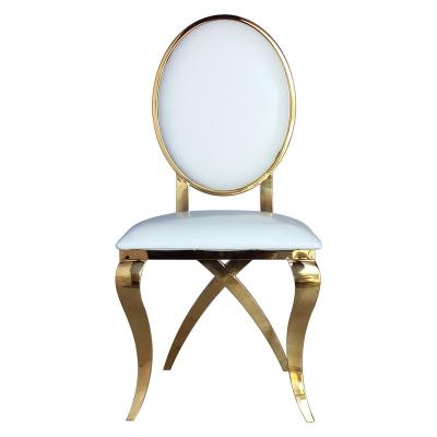 Elegante cadeira de jantar com mobiliário para banquetes