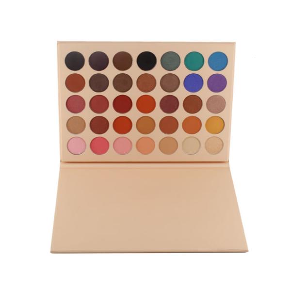 Waterproof Eye Makeup Eyeshadow Customized Logo 35 Colors Fit For Beginners
