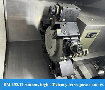 Horizontal Turning Center HTC30Hm Horizontal 12-station Power Turret CNC Turning Lathe Machine