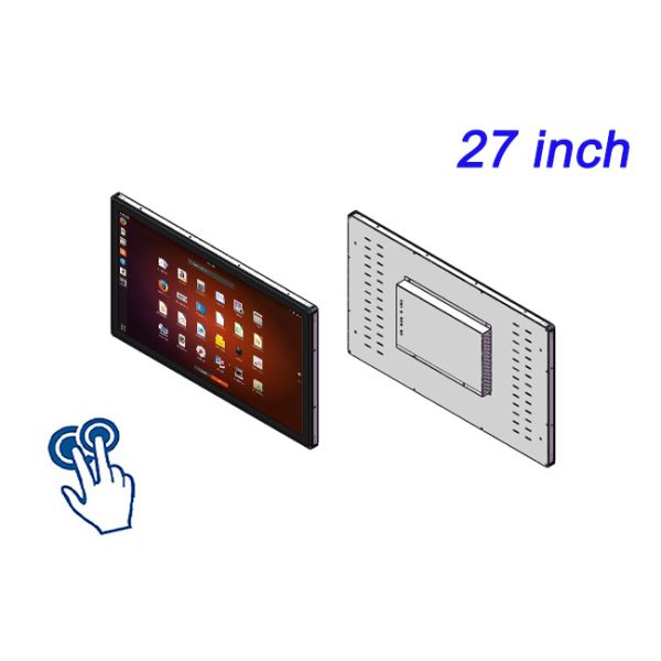27 inch PLC Wall-Mounted Touch Embedded Computer Industrial Monitors
