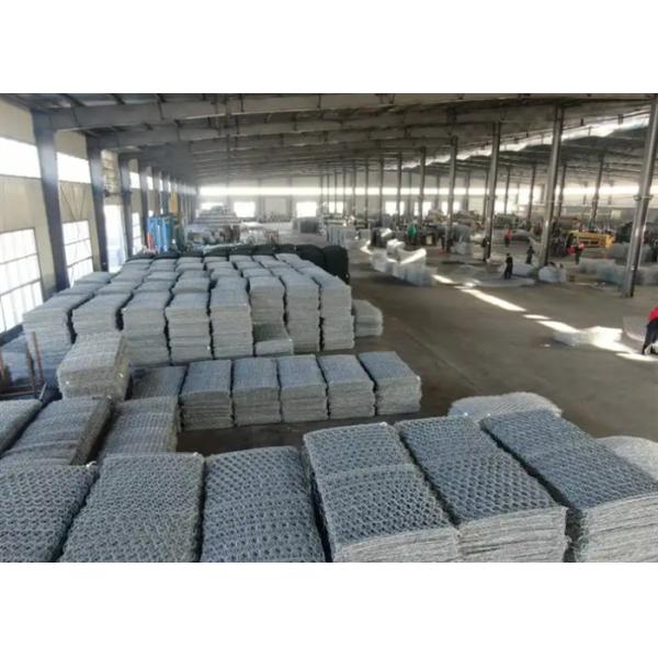 Горячая гаванизированная гавионная коробка / шестиугольные гавионные каменные клетки для наводнения