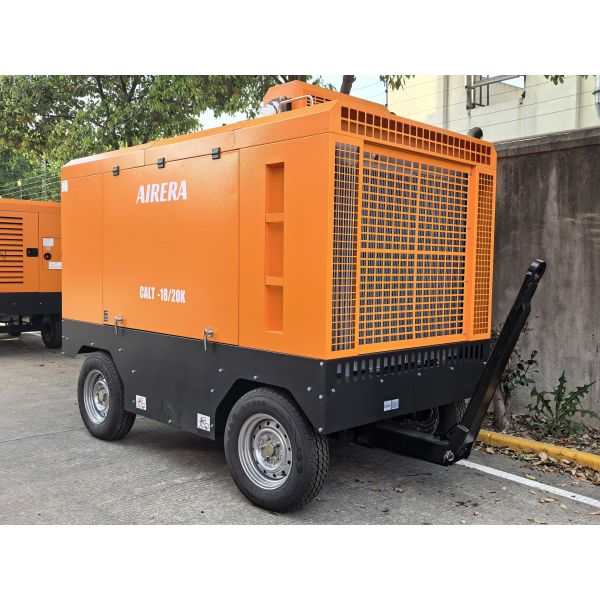 375CFM-780CFM at 300psi-500psi  Diesel engine Powered portable Air Compressor,screw compressor