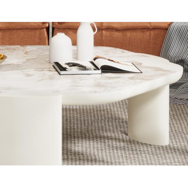 Marble Countertop Round Rock Coffee Table Customize Color
