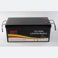 EWT 72V 40AH batterie au lithium fer phosphate pour système d'énergie solaire