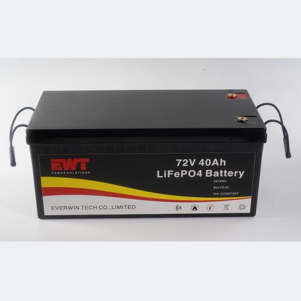 EWT 72V 40AH Lithium Iron Phosphate Battery Pack For Solar Power System