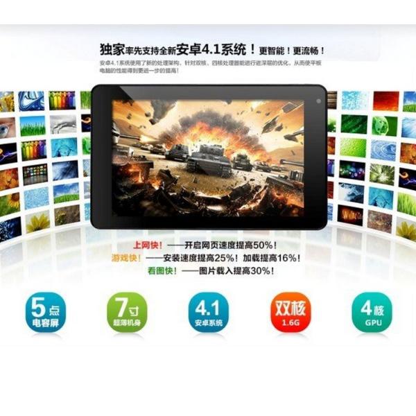 The cheapset PiPo Smart S1 7 inch PiPo smart S1 Tablet pc Andriod 4.1  1GB/8GB Dual core 