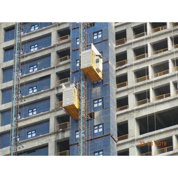 Modular Design Double Cage 3000kg Construction Hoist Elevator