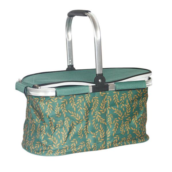 Picnic Baskets, Wholesale Hot Sales Retail Foldable Supermarket Shopping Basket Mesh Shopping Basket Mini