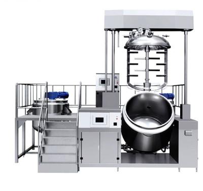 High Speed  Mixing High Shear Dispersing Emulsifier Homogenization Vacuum Emulsifying Machine