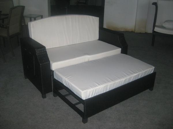 outdoor wicker sofa         
