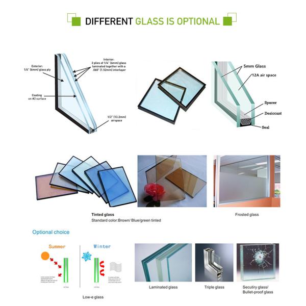Design Vinyl Window Sliding Window with EPDM Sealing System and Modern Manufacture