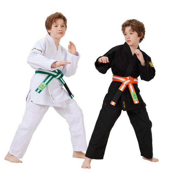 Digital Print 350gsm Fabric Weight 100% Cotton Jiu Jitsu Gi for Kids Boys Durable Martial Arts Wear
