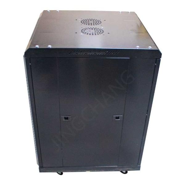 Черно-белый стальной сетевой серверный шкаф 42U для высокоскоростной сети