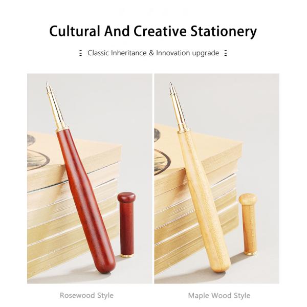 Creative Baseball Bat Wooden Ballpoint Pen Rosewood Maple Wood Gift Ball Pen