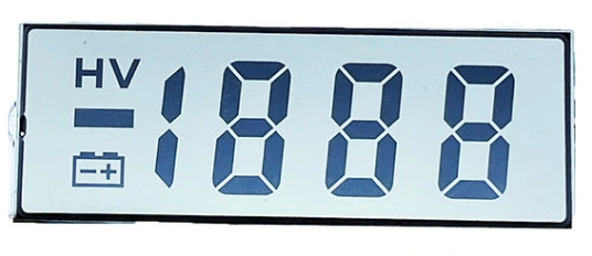 42.8*60.2mm Положительно отражающий TN сегмент LCD дисплей для электронного продукта