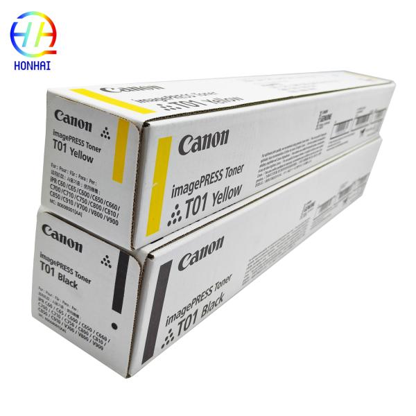 Original OEM Canon Toner Cartridge Set CMYK High-Capacity for imagePRESS C60 C65 C650 C700 C710 C750 C800 C810 C850 C910