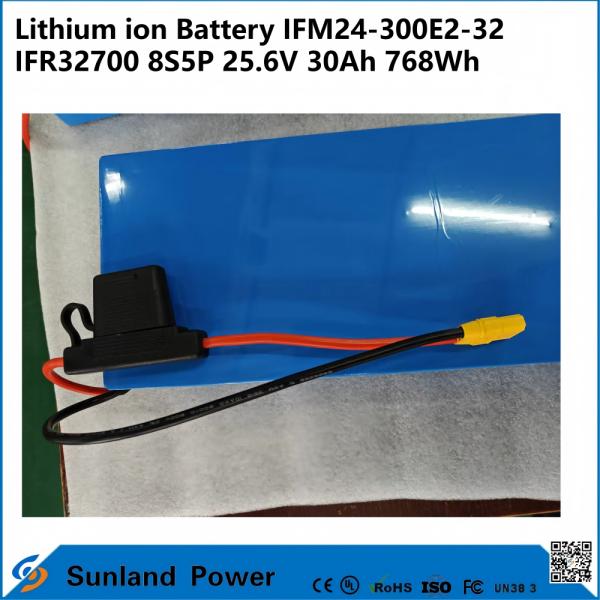 IFM Pro 25.6V 30Ah Industrial Battery​ – Powered by IFR32700 Cells, 8S5P, 768Wh. Built for AGVs, Robots & Solar Storage.