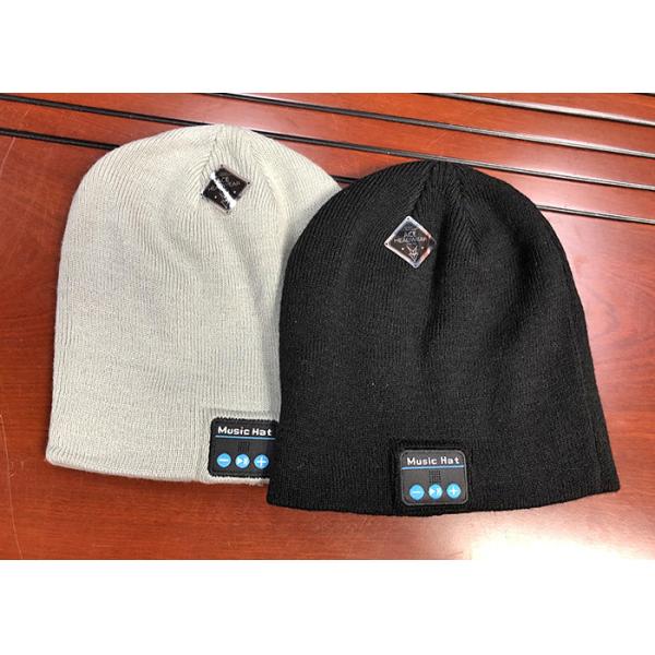 La coutume Slouchy de chapeau de Bluetooth Beanie Winter Hats Wireless Earbuds