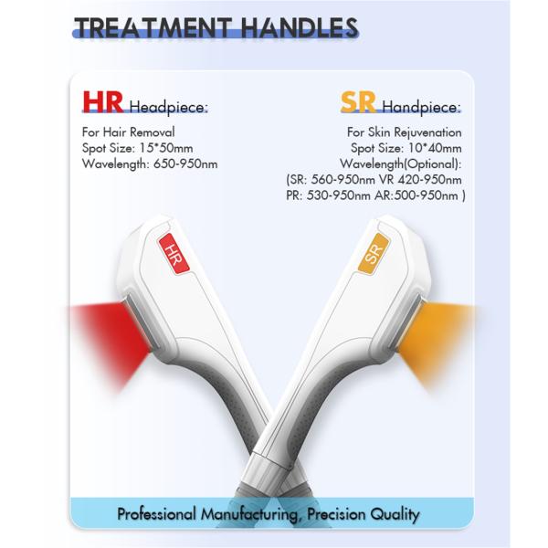 Машина удаления волос лазера веснушки пигмента подмолаживания кожи Dpl E-света OPT IPL