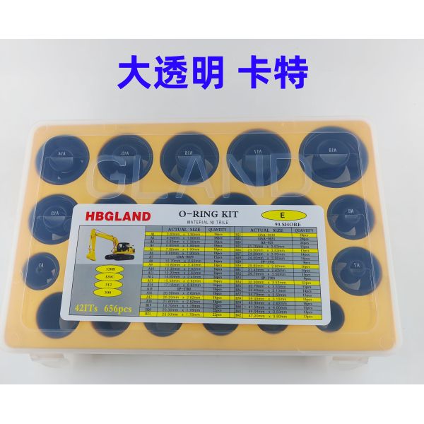 Oil Weather Chemical Resistant NBR FKM Excavator O Ring Kit Hydraulic Seal Set for Heavy Duty Applications