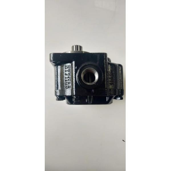 NT 1161071100 Gear Pump / Dump Truck Bulldozer Pump in & out oil ports same sizes black