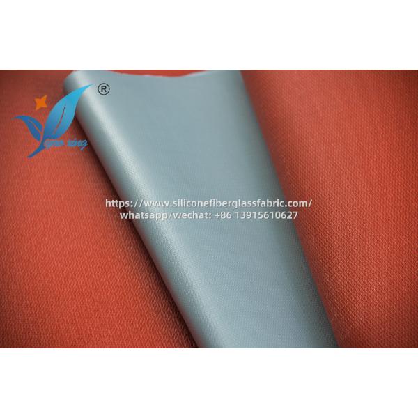 Fireproof Silicone Coated Fiberglass Fabric 0.3mm Double Side